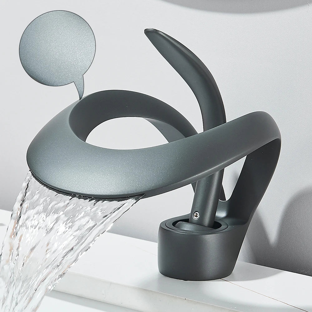 Mitigeur lavabo contemporain