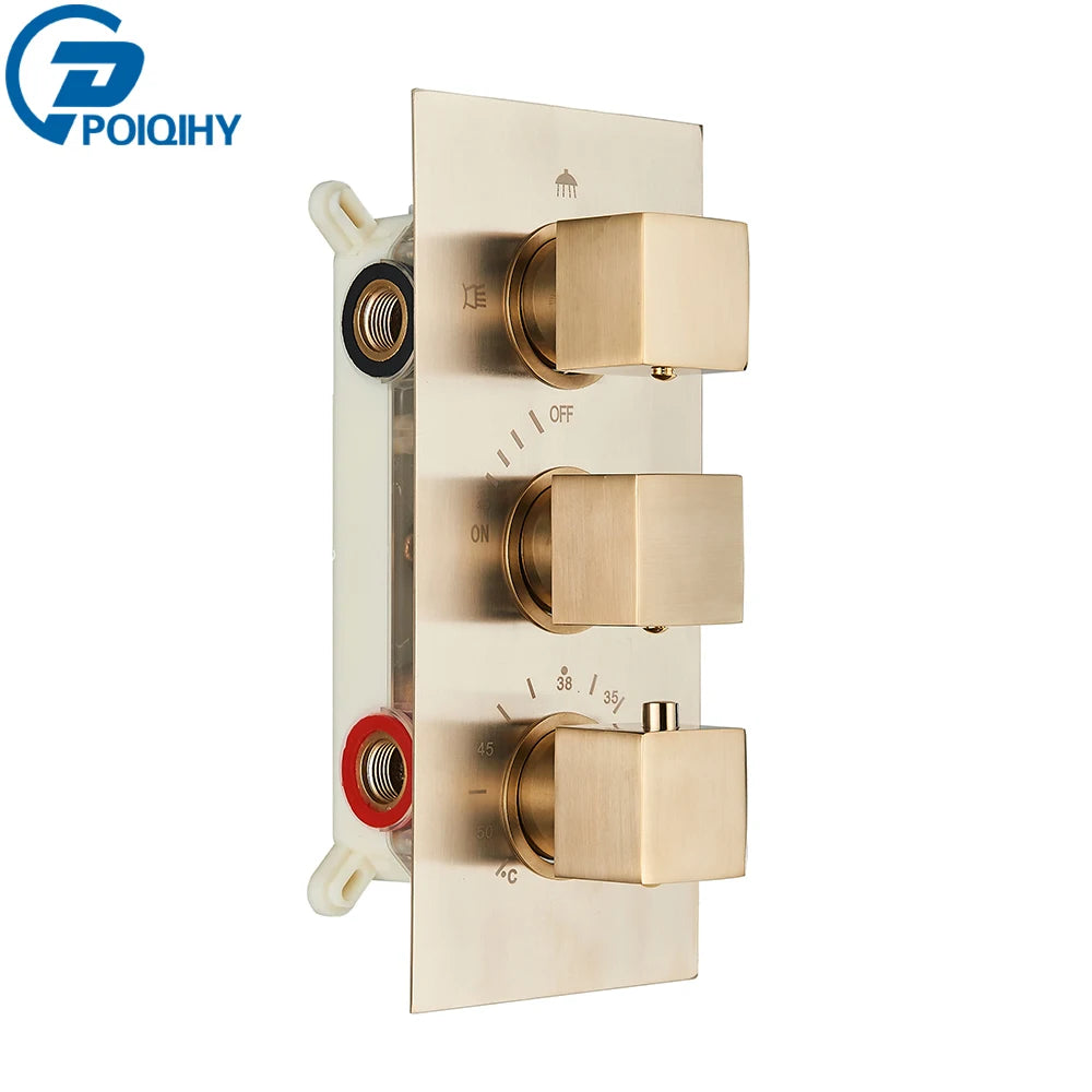 Mitigeur thermostatique 3 voies