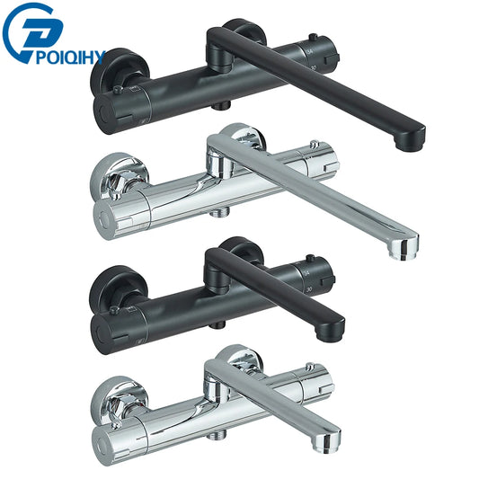 mitigeur thermostatique mural bec haut