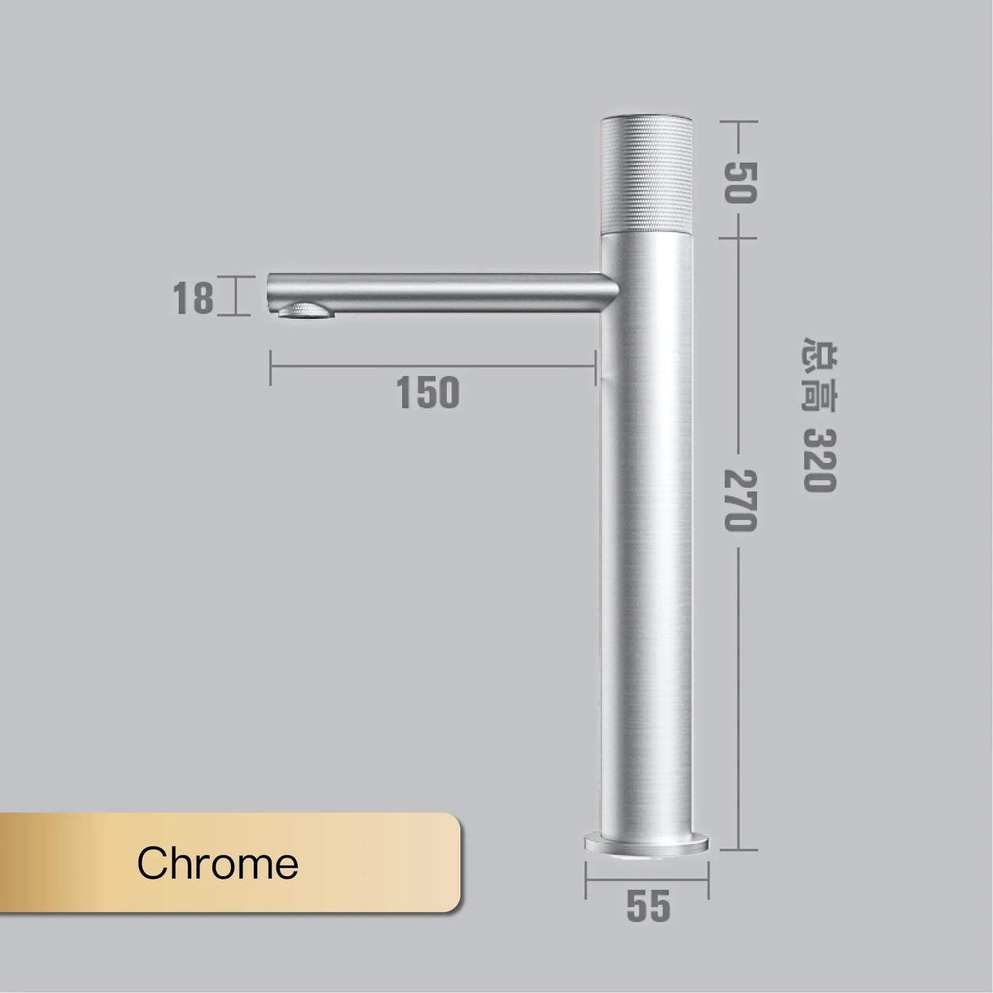 Mitigeur lavabo laiton