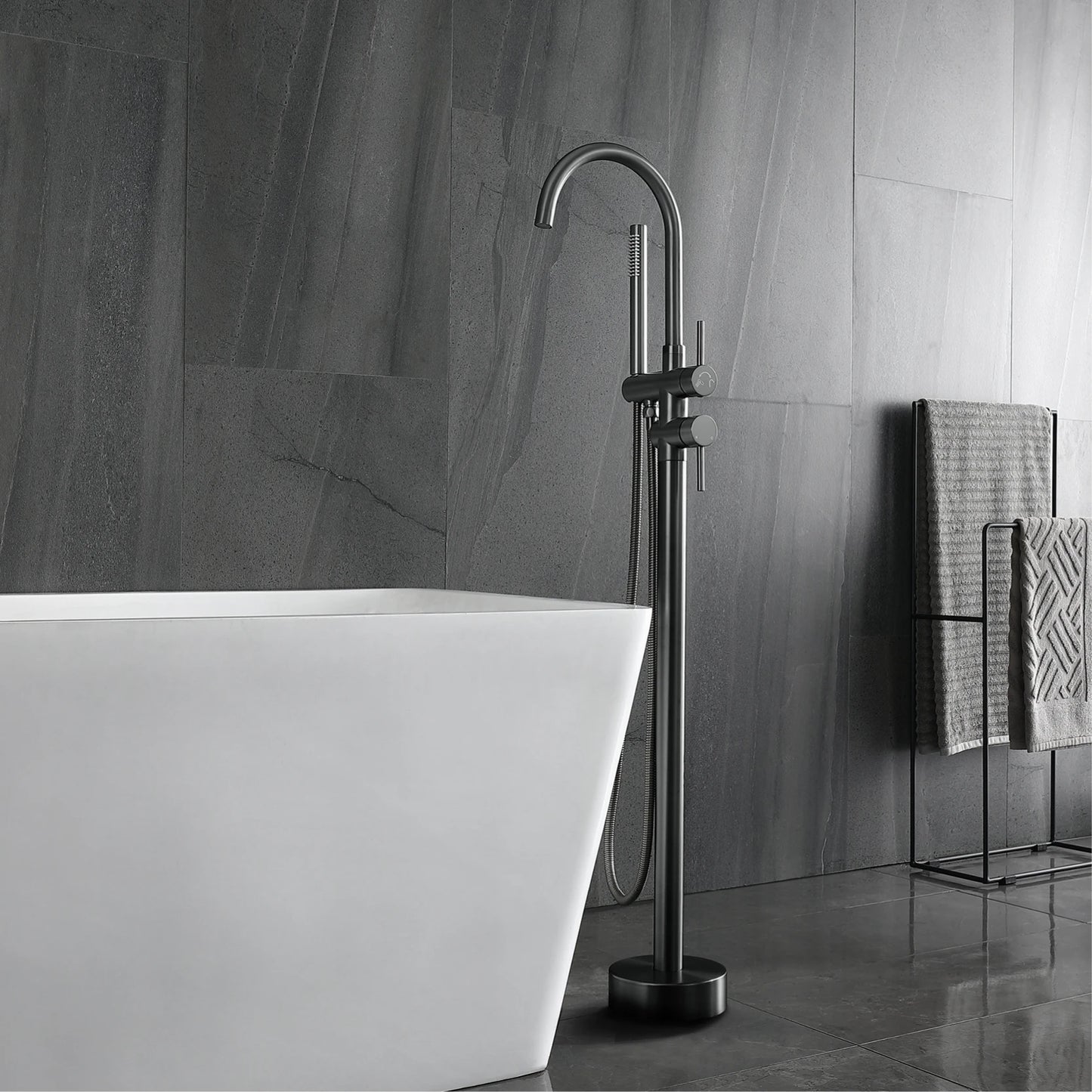 Mitigeur baignoire sur pied