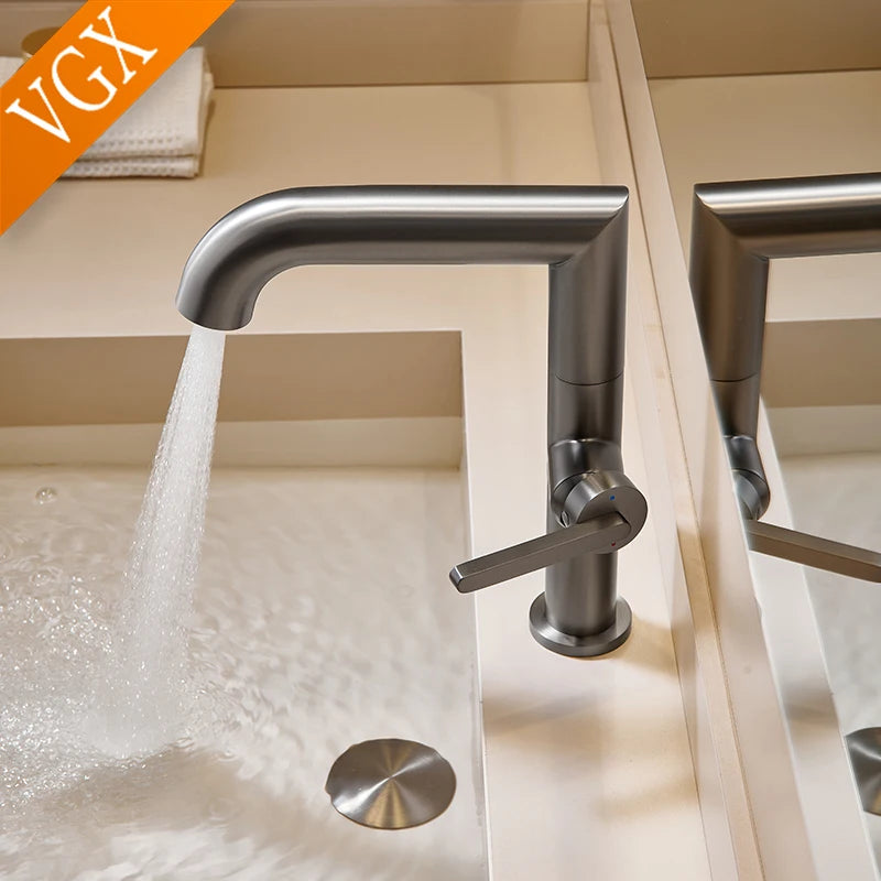 Mitigeur lavabo rotatif