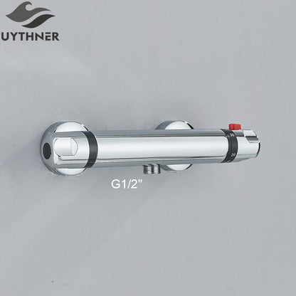 Mitigeur thermostatique bec long