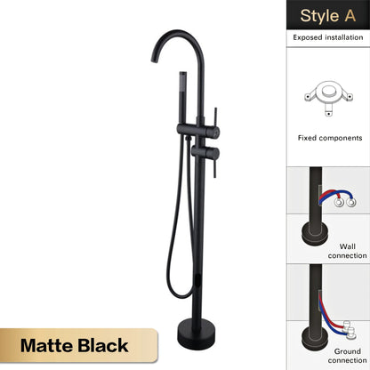 Mitigeur baignoire sur pied