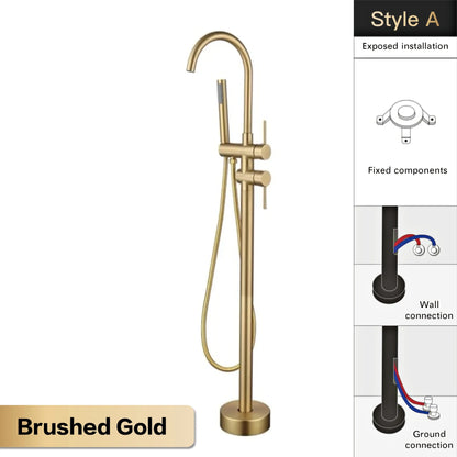 Mitigeur baignoire sur pied