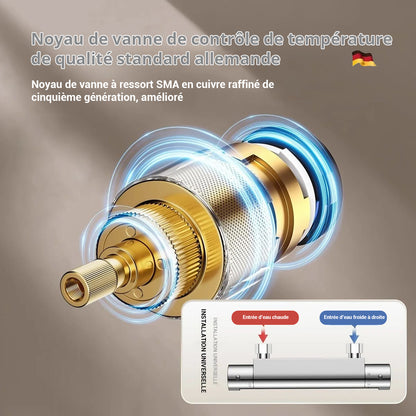 Mitigeur douche noir