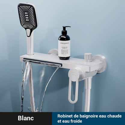 Mitigeur douche avec tablette