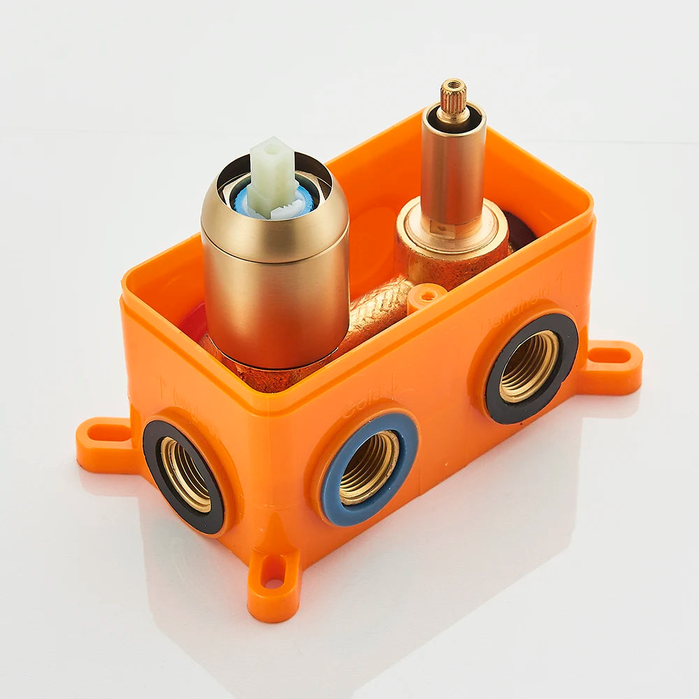 Mitigeur douche encastrable noir