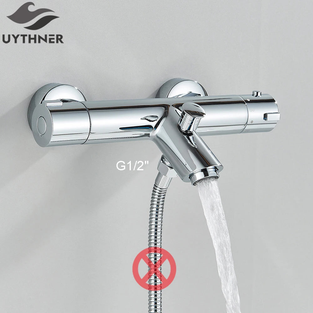 Mitigeur thermostatique bec long