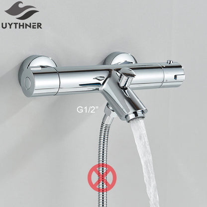 Mitigeur thermostatique bec long