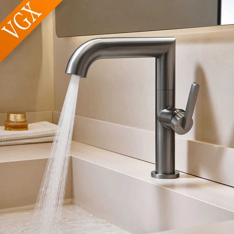 Mitigeur lavabo rotatif