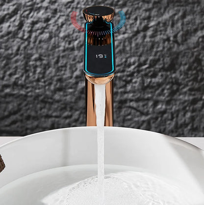 Mitigeur lavabo affichage numérique