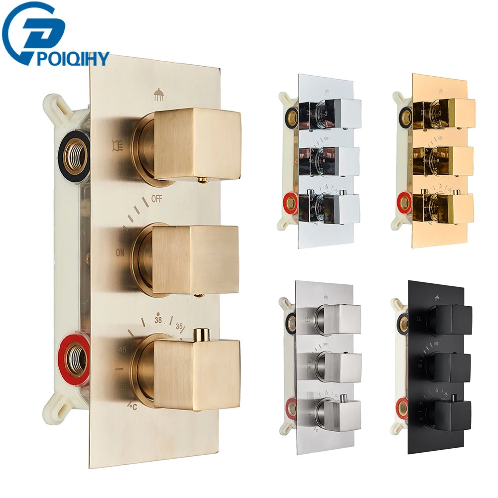 Mitigeur thermostatique 3 voies