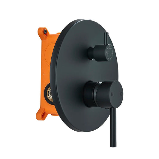 Mitigeur douche encastrable noir