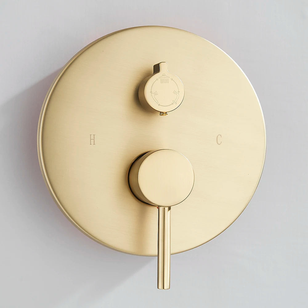 Mitigeur douche encastrable noir