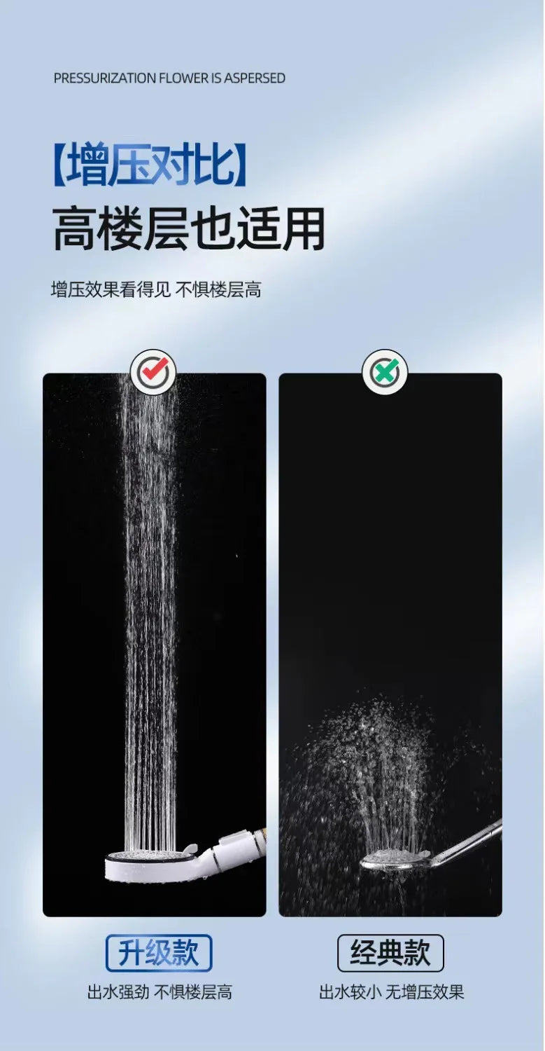 Pommeau de douche anti calcaire avec billes