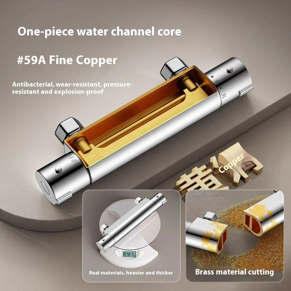 Mitigeur douche céramique