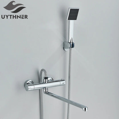 Mitigeur thermostatique bec long