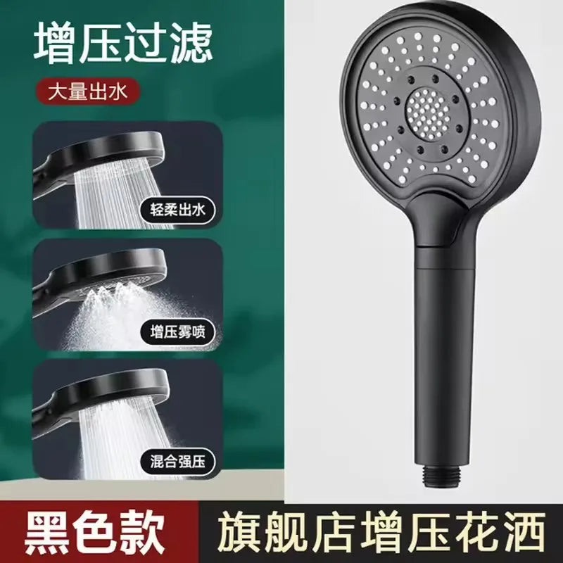 Pommeau de douche haute pression arrondi