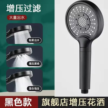 Pommeau de douche haute pression arrondi