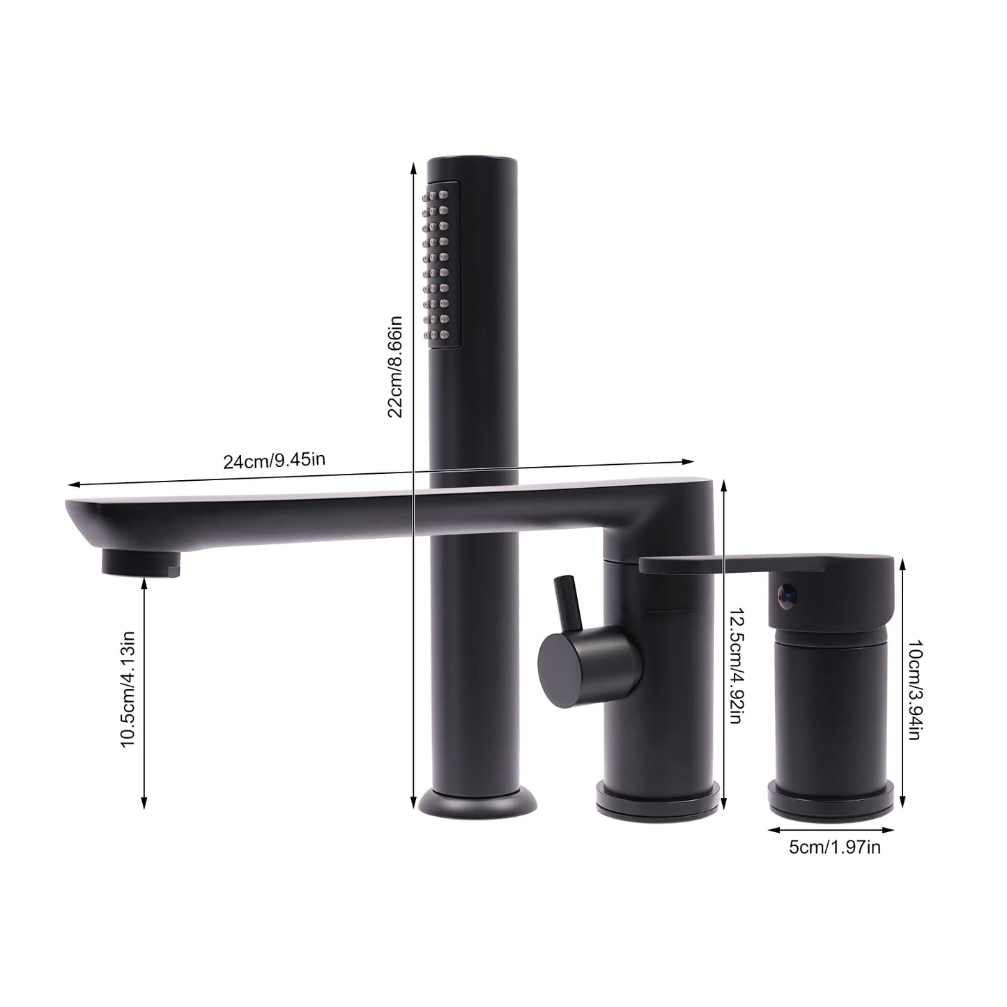 Mitigeur baignoire 3 trous