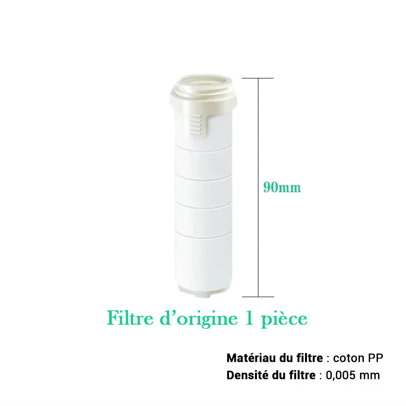 Pommeau de douche filtrant plusieurs modes