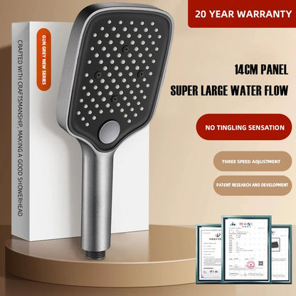 Pommeau de douche anti calcaire large