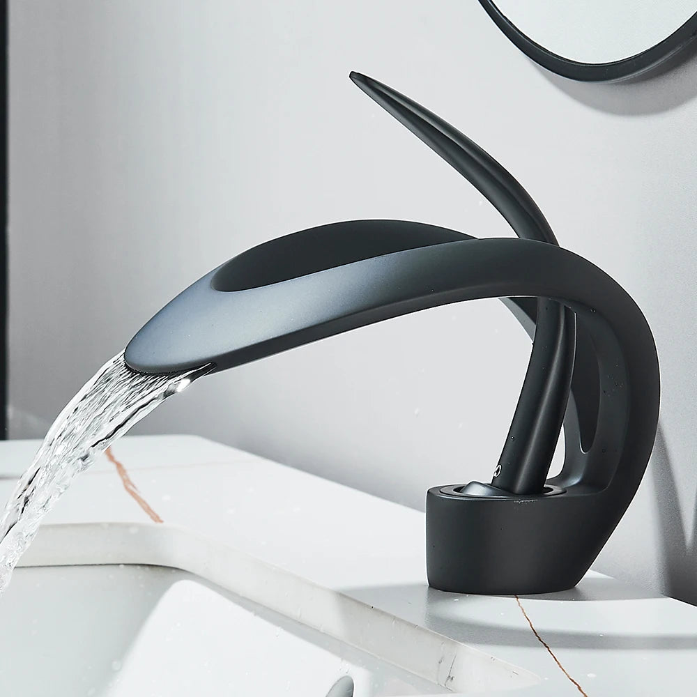 Mitigeur lavabo contemporain