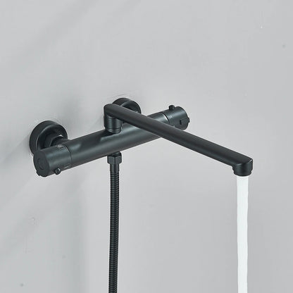 mitigeur thermostatique mural bec haut