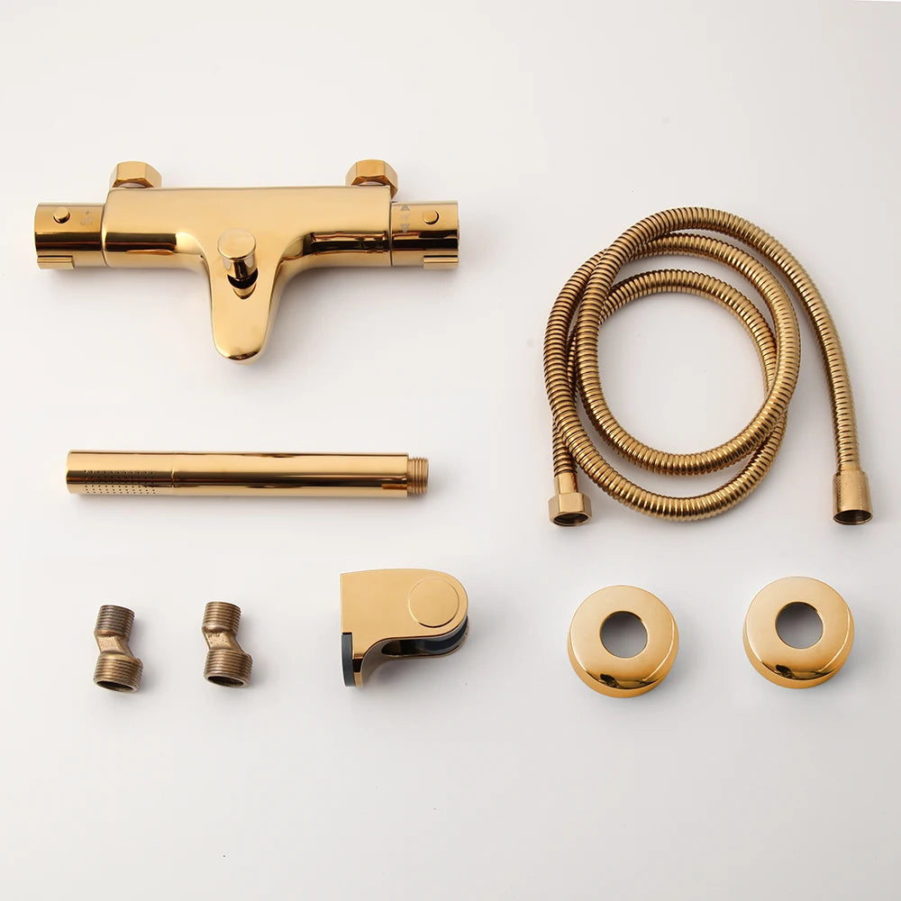 Mitigeur thermostatique or