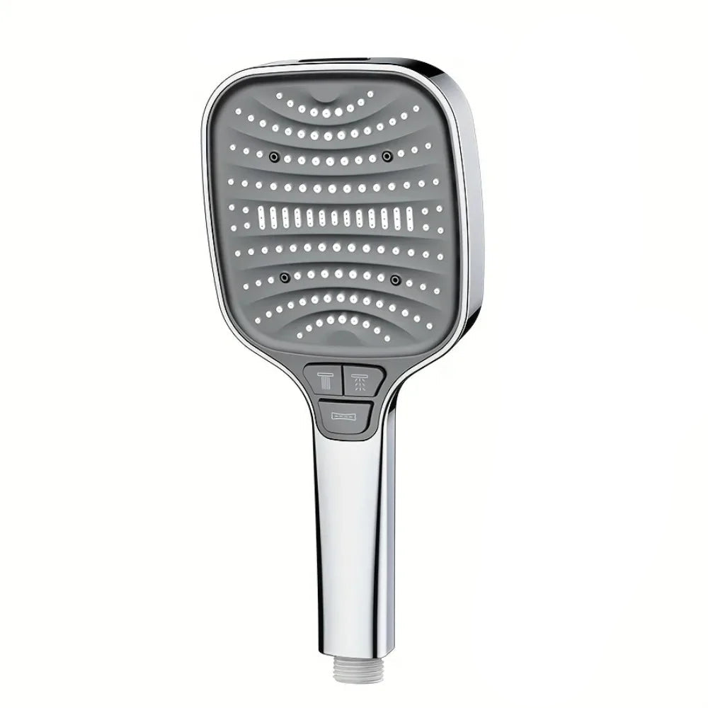 Pommeau de douche anti calcaire avec bouton