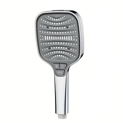 Pommeau de douche anti calcaire avec bouton