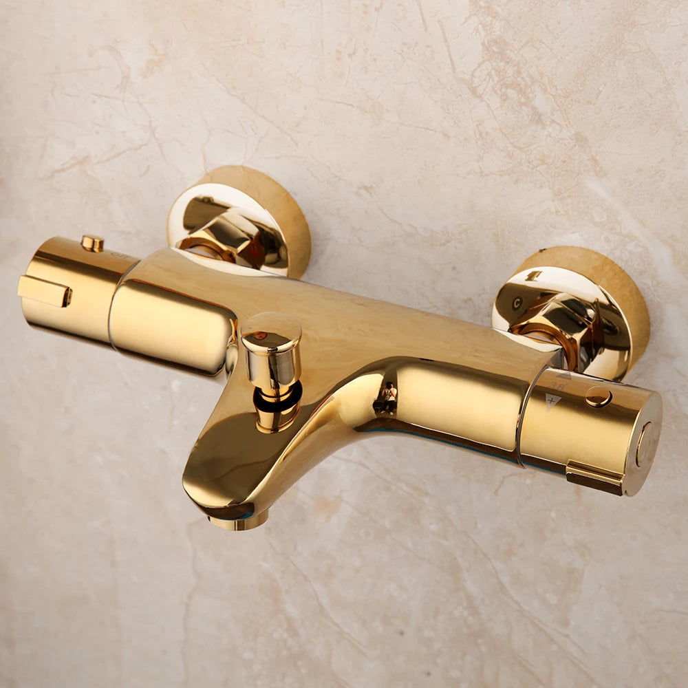 Mitigeur thermostatique or