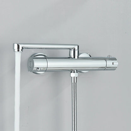 mitigeur thermostatique mural bec haut