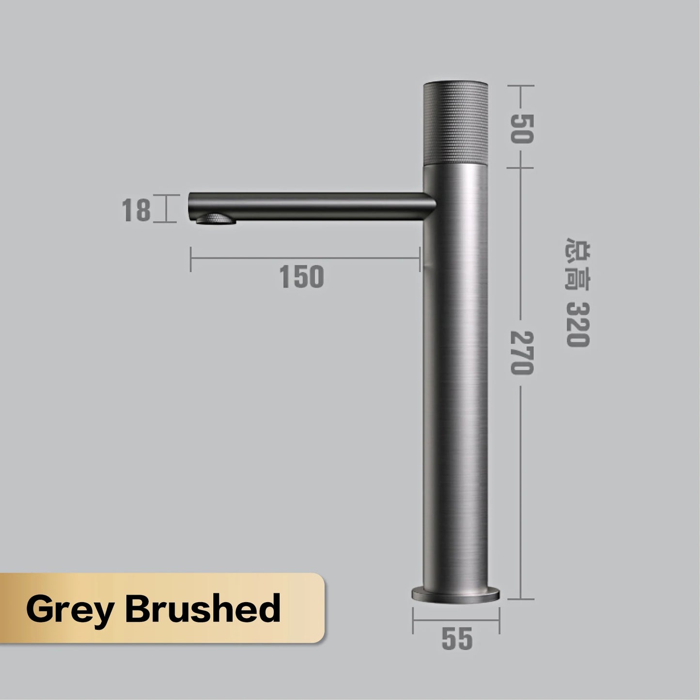 Mitigeur lavabo laiton