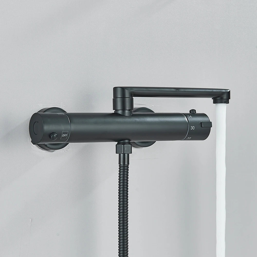 Mitigeur baignoire bec rabattable