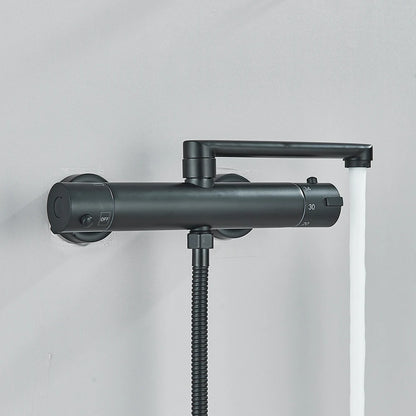 mitigeur thermostatique mural bec haut