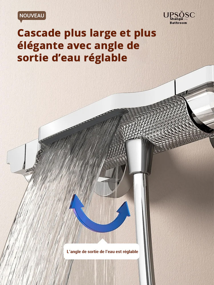 Mitigeur douche avec verseur cascade