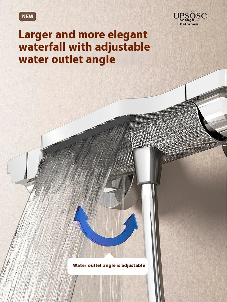 Mitigeur douche avec verseur cascade