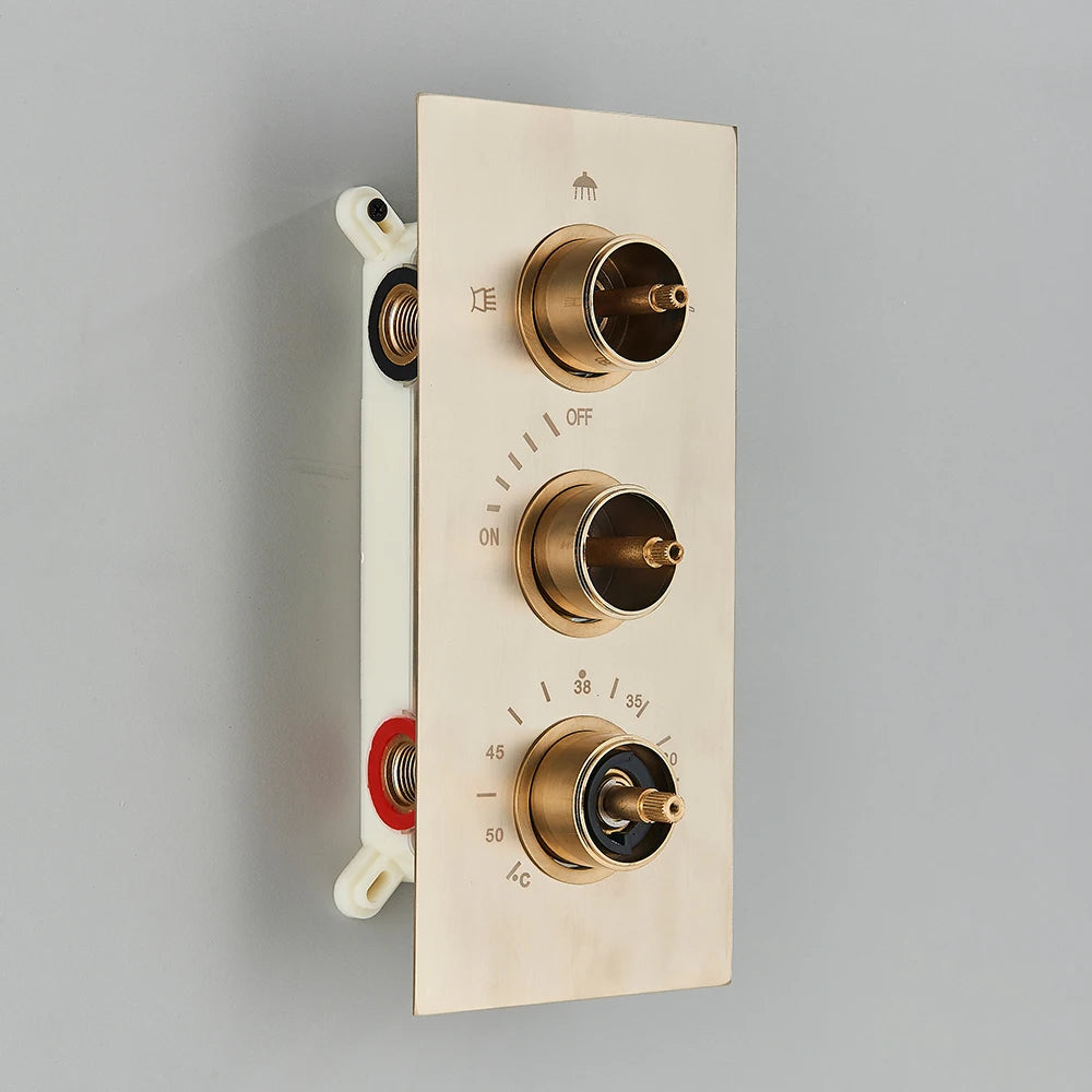 Mitigeur thermostatique 3 voies