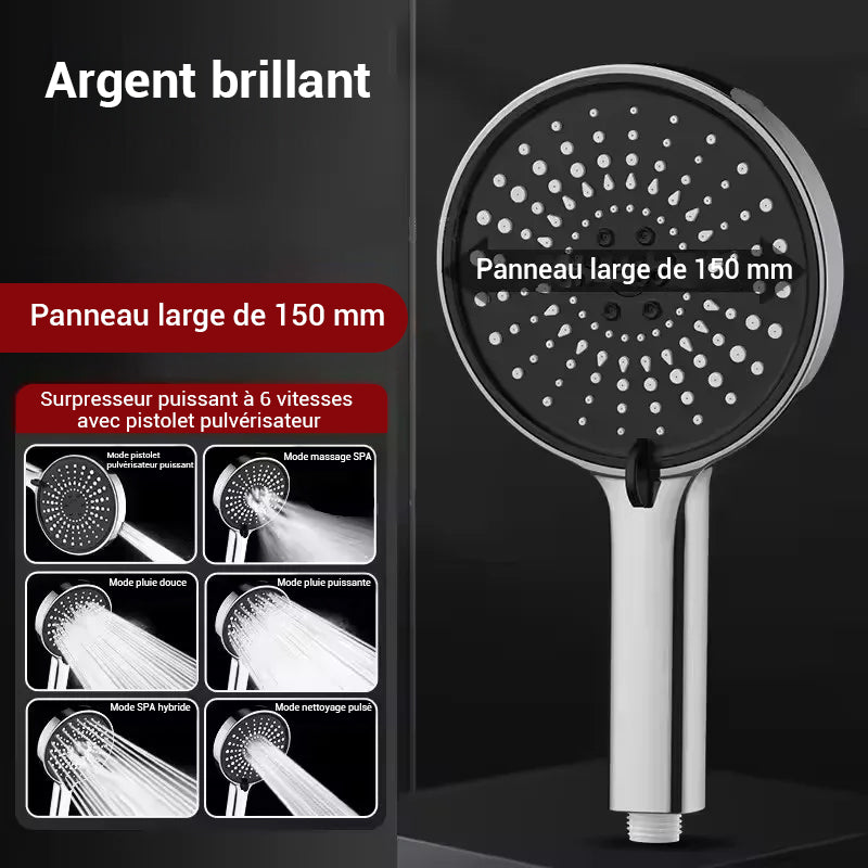 Pommeau de douche haute pression multi jet