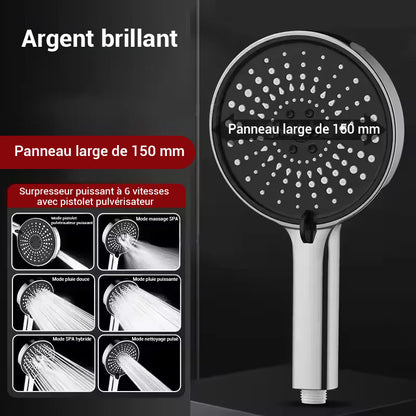 Pommeau de douche haute pression multi jet