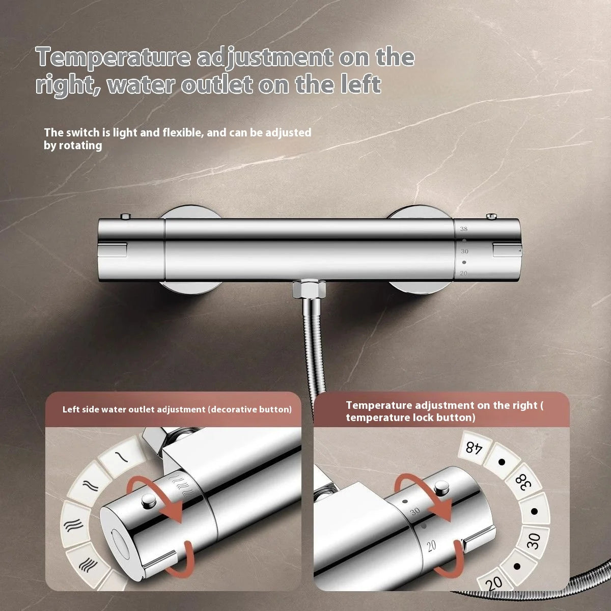 Mitigeur douche céramique