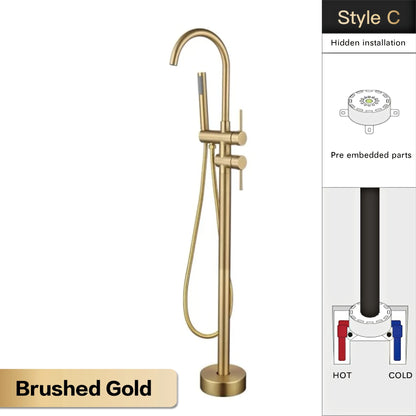 Mitigeur baignoire sur pied