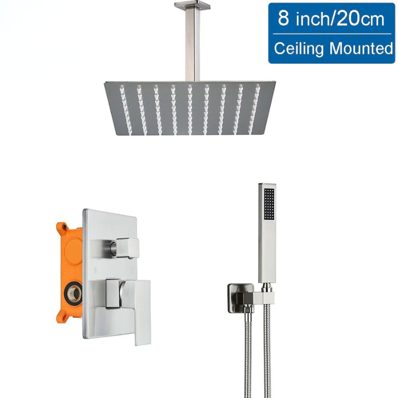 Colonne de douche encastrable au plafond