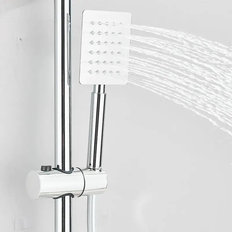 Colonne de douche pour baignoire effet pluie - Chrome