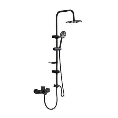 Colonne de douche pour baignoire avec étagère