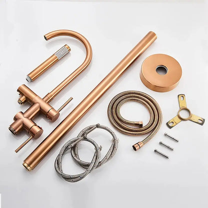 Colonne de douche pour baignoire sur pied