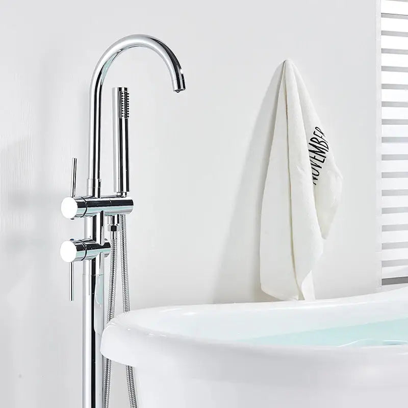 Colonne de douche pour baignoire sur pied