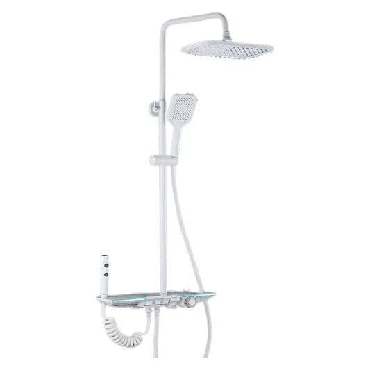 Colonne de douche blanche LED - Blanc